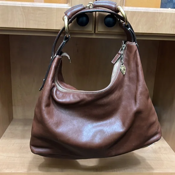 Authentic Gucci Gucci Purse Brown Thomas Gucci Bags Gucci Gg Leather Hobo  Horsebit Tom Ford Era Coco